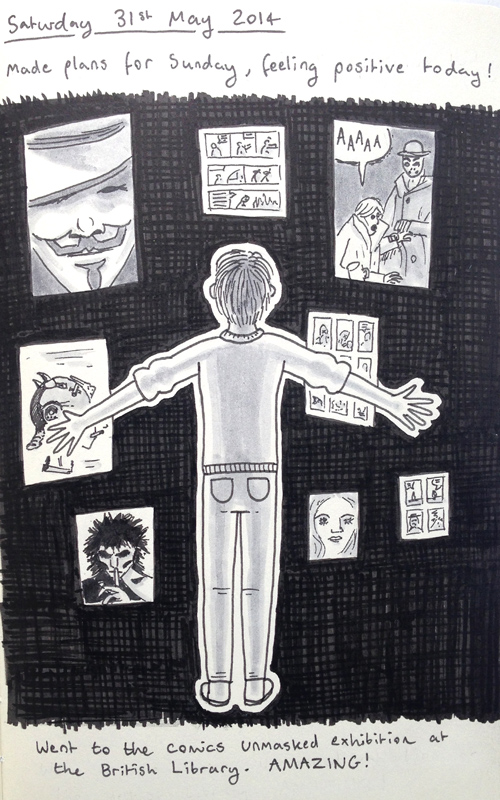 A diary entry on positivity and comics
