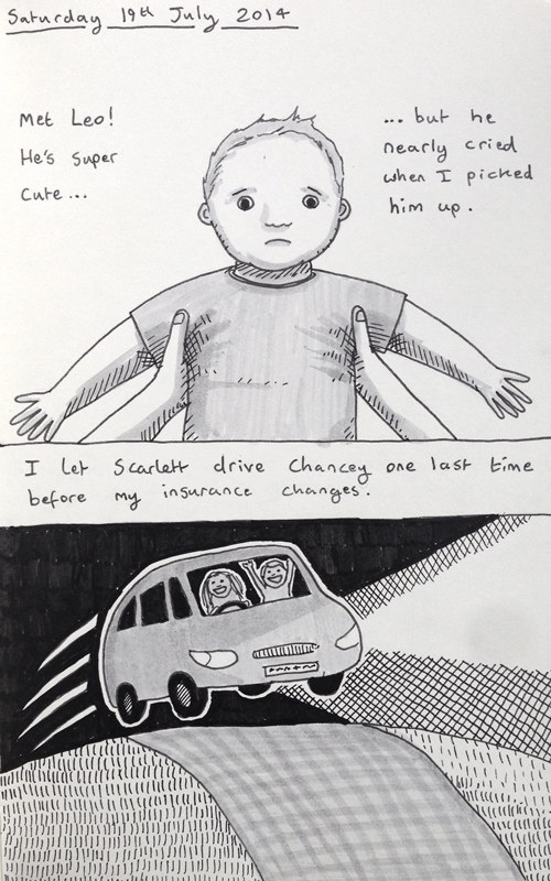 A diary entry on feeling slightly awkward around babies, and midnight cruises